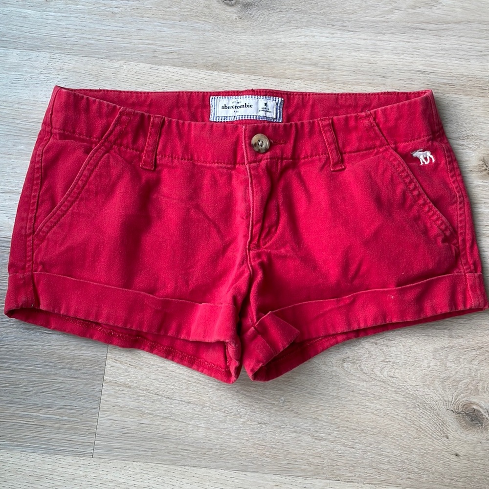 Abercrombie & Fitch Kids red shorts